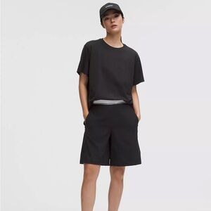 Lululemon All Yours Organic Cotton Crewneck T-Shirt black large